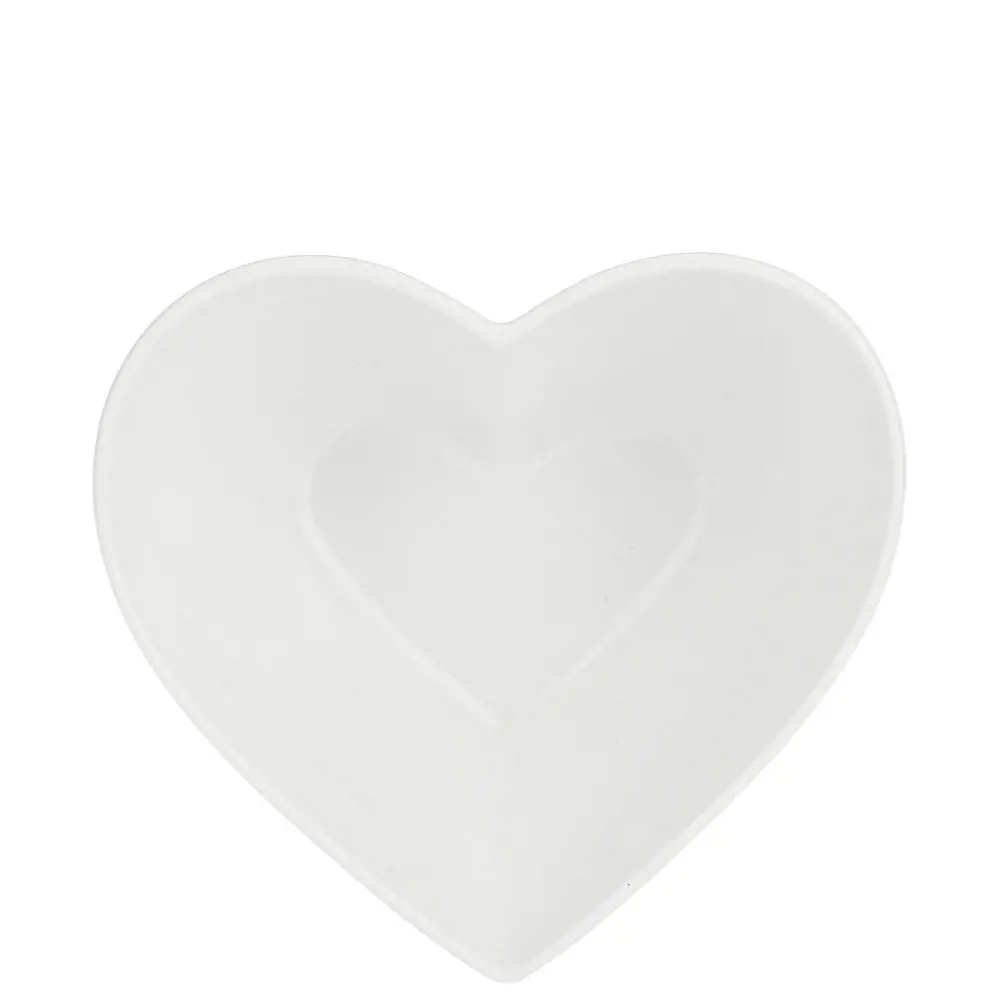 La Porcellana Bianca Cupido Heart Bowl 15cm